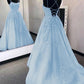 Ivory Long Prom Dress     S1900