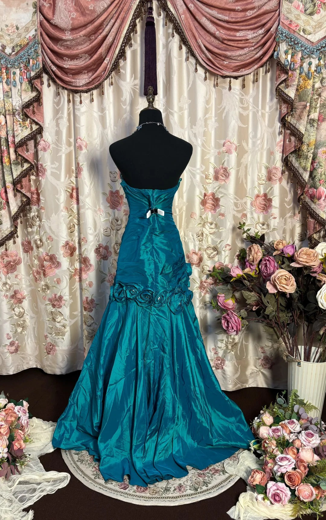 Mermaid Strapless Long Prom Dress, Formal Evening Gowns     S6853