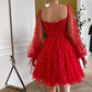 Sexy Red Short Prom Dress,Charming Prom Dress,Sexy Party Dresses    S660