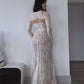 Lace Spaghetti Straps Party Dress Long Prom Dress, Formal Evening Gowns     S6862
