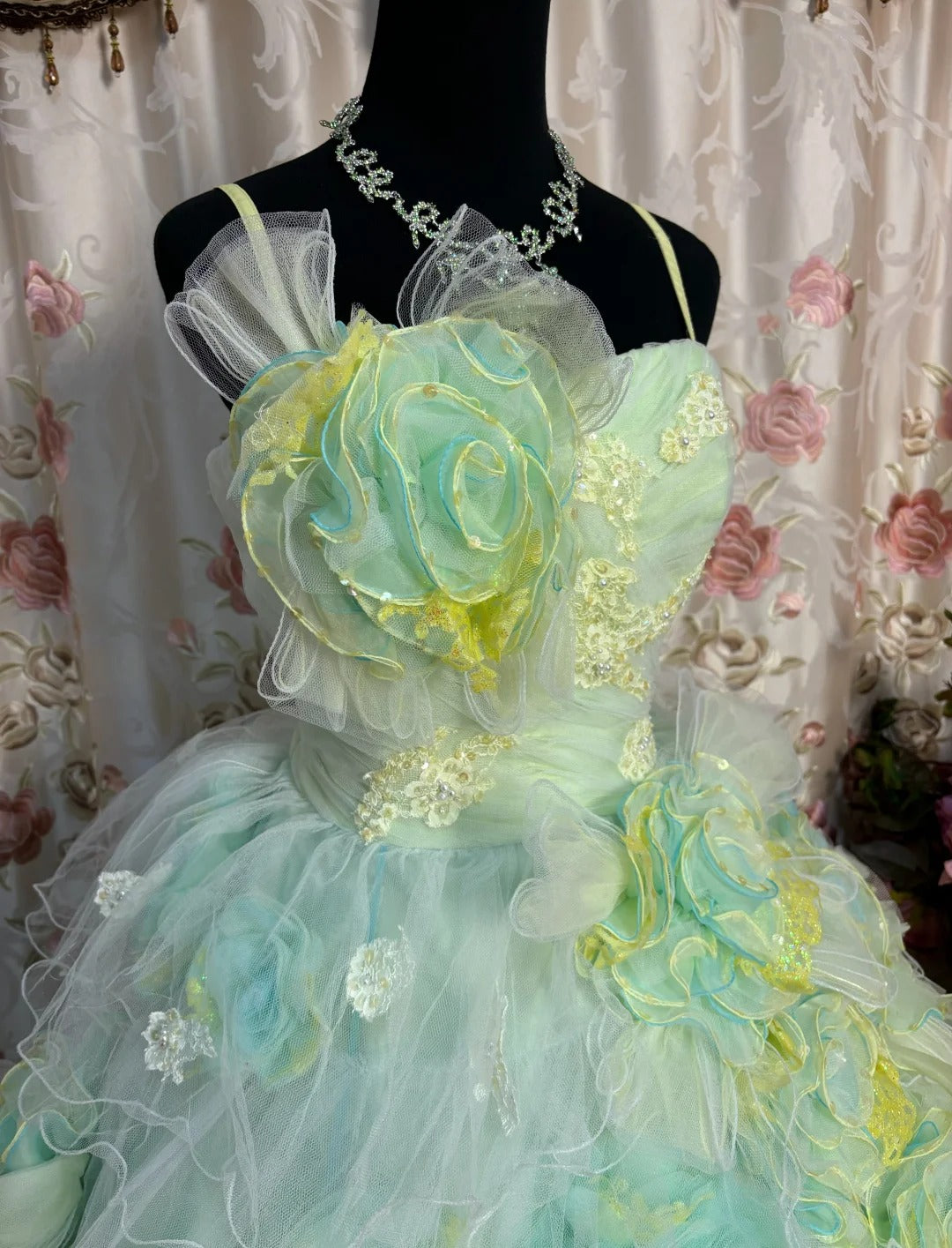 A Line Spaghetti Straps Long Princess Dress, Formal Evening Gowns     S6860