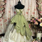 Strapless A Line Ball Gown Long Princess Dress, Formal Evening Gowns     S6855