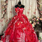 Red A Line Strapless Long Princess Dress, Formal Evening Gowns     S6859