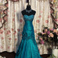 Mermaid Strapless Long Prom Dress, Formal Evening Gowns     S6853