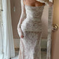 Lace Spaghetti Straps Party Dress Long Prom Dress, Formal Evening Gowns     S6862