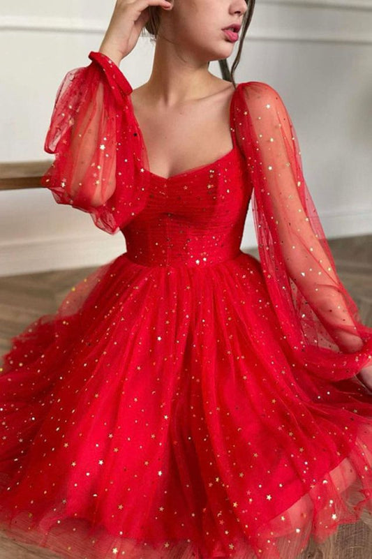 Sexy Red Short Prom Dress,Charming Prom Dress,Sexy Party Dresses    S660