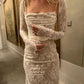 Lace Spaghetti Straps Party Dress Long Prom Dress, Formal Evening Gowns     S6862