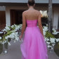 Sexy Pink Prom Formal Evening Dress Long Floor Length Dress    S1188
