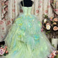A Line Spaghetti Straps Long Princess Dress, Formal Evening Gowns     S6860