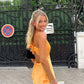 V neck sexy prom party dress Cute evening dress     S2730