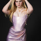 Lilac Mid Length Evening Dress Fashion Prom Dress      S6797