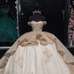 Sage Quince Dress off shoulder ball gown prom dress      S3525
