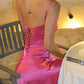 Sexy Party Dresses Satin Long Prom Dresses       S5251