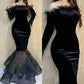 Sexy Evening Gown Black Mermaid Long Prom Dress   S6777