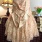 Pink Lace Party Dress, Formal Evening Gowns     S6894