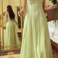A Line green long prom dress, evening dress for women   S6838