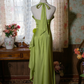 Vintage Halter Long Party Dress, Formal Evening Gowns     S6879