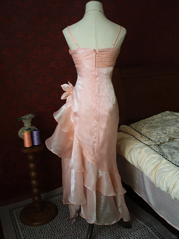 Blush Pink Party Dress, Formal Evening Gowns     S6878