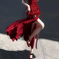 Red Long Party Dress, Formal Evening Gowns     S6881