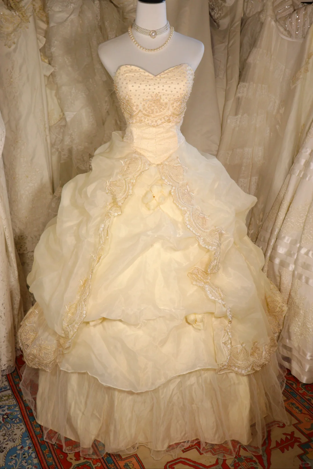 A Line Vintage Long Wedding Dresses Princess Bridal Gown        S6883