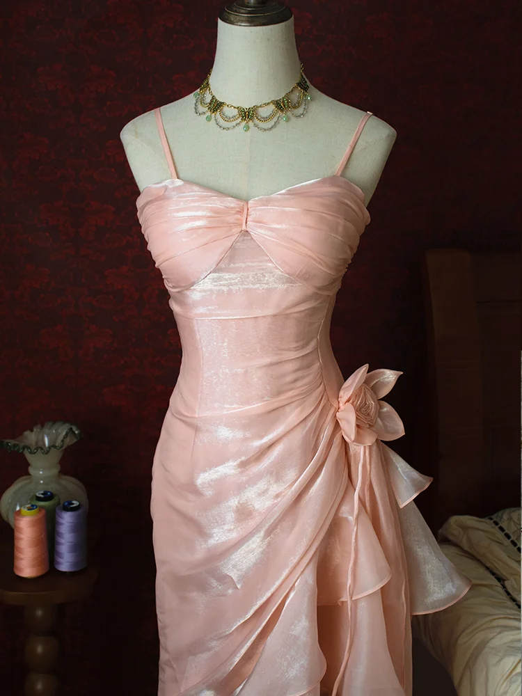Blush Pink Party Dress, Formal Evening Gowns     S6878