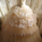A Line Halter Vintage Long Wedding Dresses Princess Bridal Gown        S6884