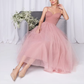Simple Pink Party Dress, Prom Dress    S2593