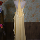 Vintage Halter Long Party Dress, Formal Evening Gowns     S6879
