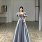 Gray Prom Dresses, 2025 Prom Dresses, Long Prom Dresses     S1443