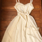 Ivory Straps Vintage A-Line Lace Long Party Dress Evening Dresses    S6714