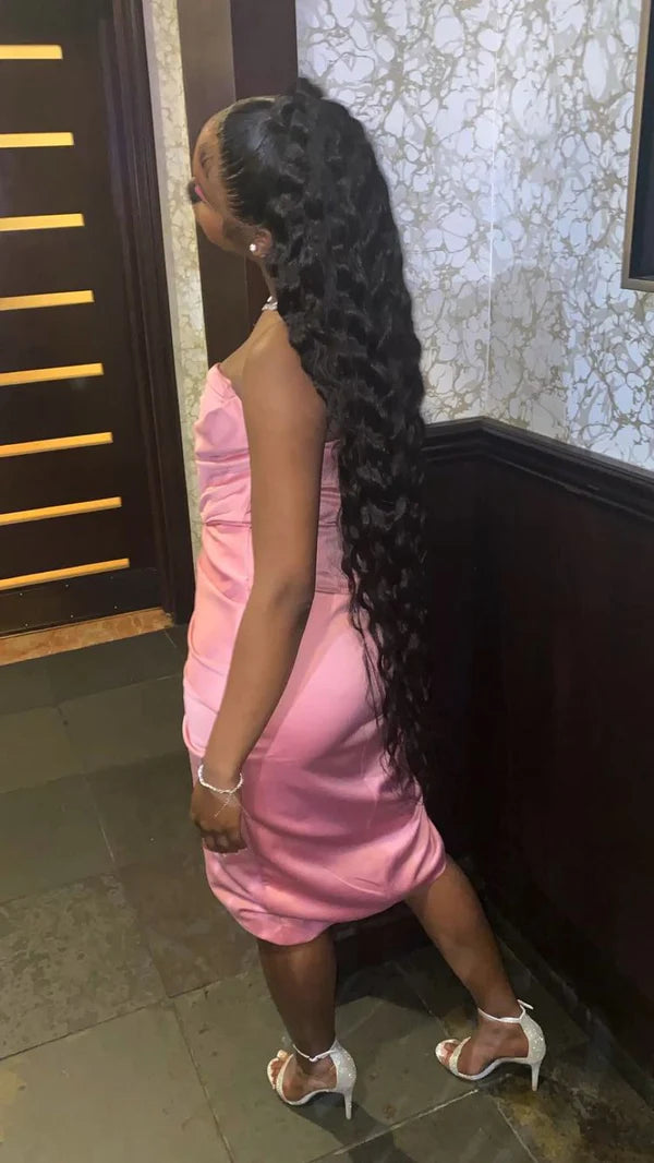 Pink Prom Dresses, Simple Homecoming Dresses,Birthday Dress, Formal Evening Dresses        S1387