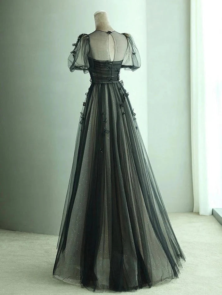 Black Elegant Formal Evening Dress    S2753