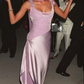 Lilac Jewel Sleeveless Sheath Long Floor Length Prom Dress     S6806