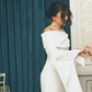 Vintage Prom Dresses Long Sleeve Off Shoulder Ankle Length Evening Dresses Party Dresses      S6799