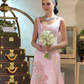 Evening Dresses Simple Square Neck Mermaid Prom Dress, Formal Occasion Birthday Dress Gown For Women    S6820
