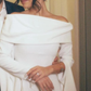 Vintage Prom Dresses Long Sleeve Off Shoulder Ankle Length Evening Dresses Party Dresses      S6799
