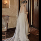 Lace Bridal Gown With Beaded Elegant Wedding Party Dress     S6584