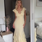 Light Yellow Long Party Dress Chiffon Evening Gown       S6734