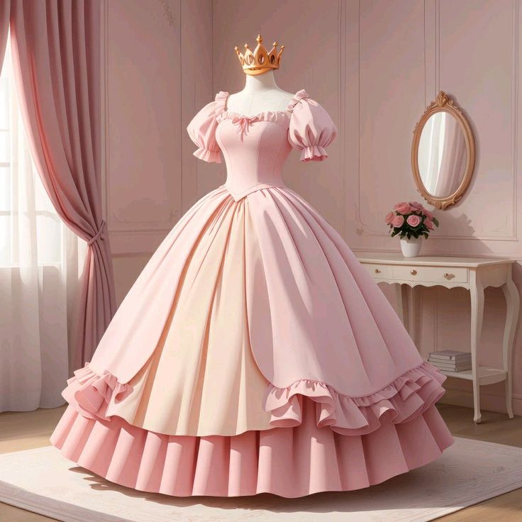 Pink Quinceanera Dresses Long Sweet 15 Princess Dress Girl Prom 16 Ball Gown       S6494