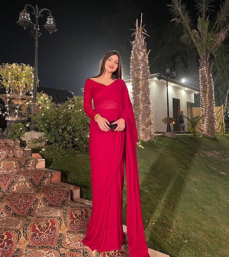 Red Fashion Long Evening Party Dress     S6368