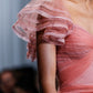 Pink Tulle Party Prom Dresses Long Evening Dress       S6598