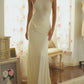 Open Back Halter Neck White Party Prom Dresses Long Evening Dress       S6596