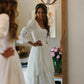 lantern sleeve wedding dresses,Rustic lace wedding dress,white wedding dresses    S1098