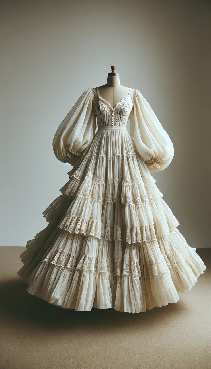 A Line Champagne Long Ball Gown Wedding Dresses Evening Party Dress        S6422