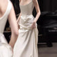 Simple Mermaid Off The Shoulder White Prom Dresses Evening Dress      S6068