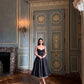 A-line spaghetti strap sleeveless mid-length dress birthday party dress evening dress prom dress       S6109