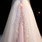 A-line Tulle Elegant Long Prom Dresses Evening Formal Dress     S6376