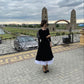 A-Line/Princess Long Sleeves Prom Dresses     S1310