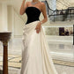 Sexy Strapless Pleated Evening Dress for Saudi Arabia Proms & Formal Occasions      S5925