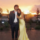 Yellow Mermaid Backless Party Prom Dresses Long Evening Dress       S6595